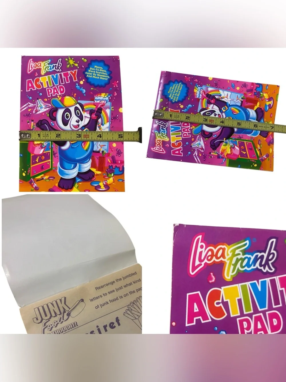 Vintage Lisa Frank Bundle Neat Pens Best Friends Markie Bubble Stickers Strip